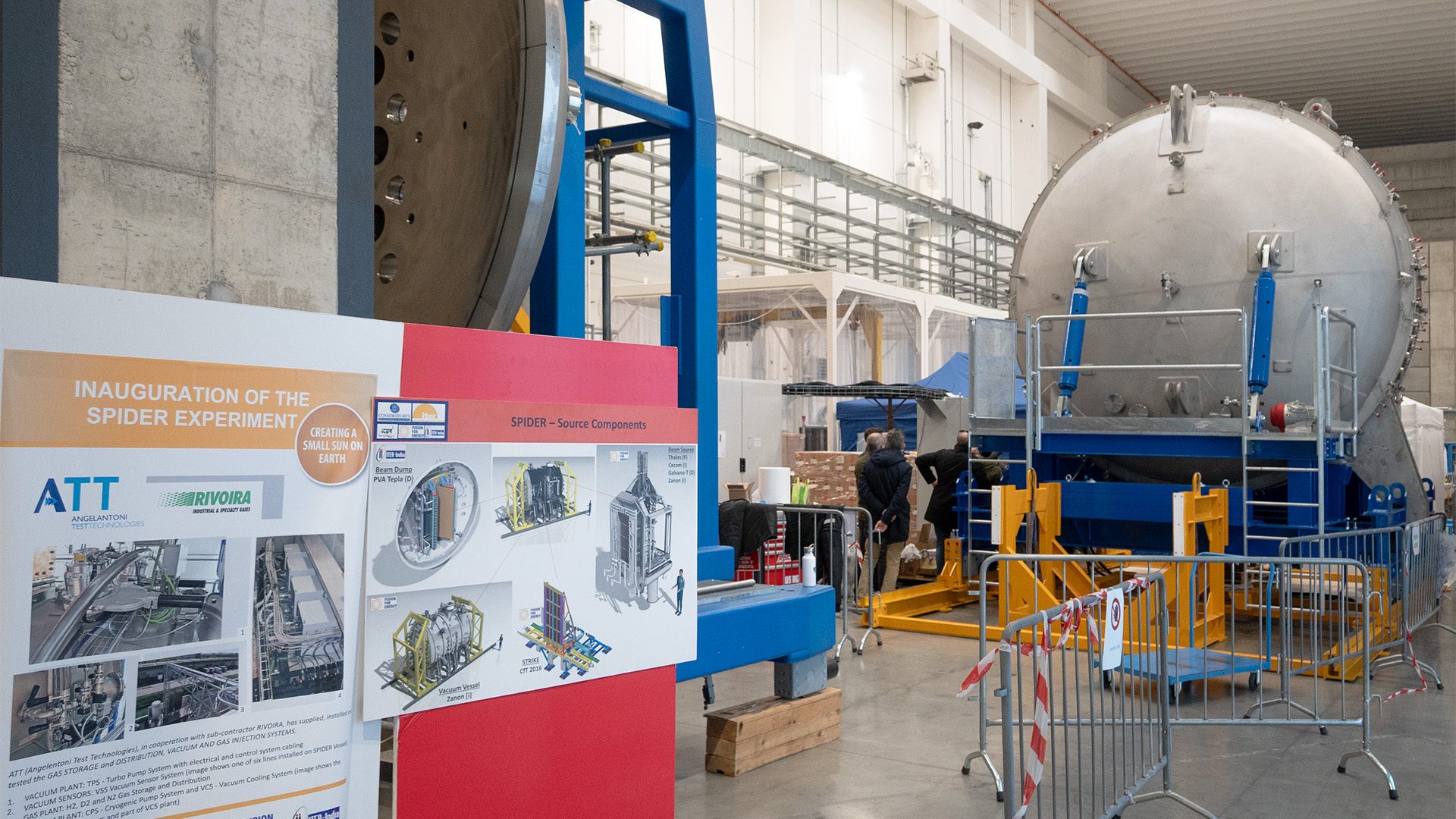 SAES Getters | SPIDER plant at RFX in Padua – fusion energy research infrastructure